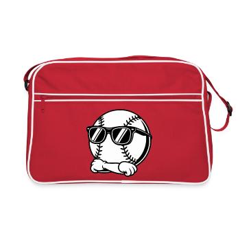 Cool Baseball - Logo sportif - Sac Retro - rouge/blanc - Devant