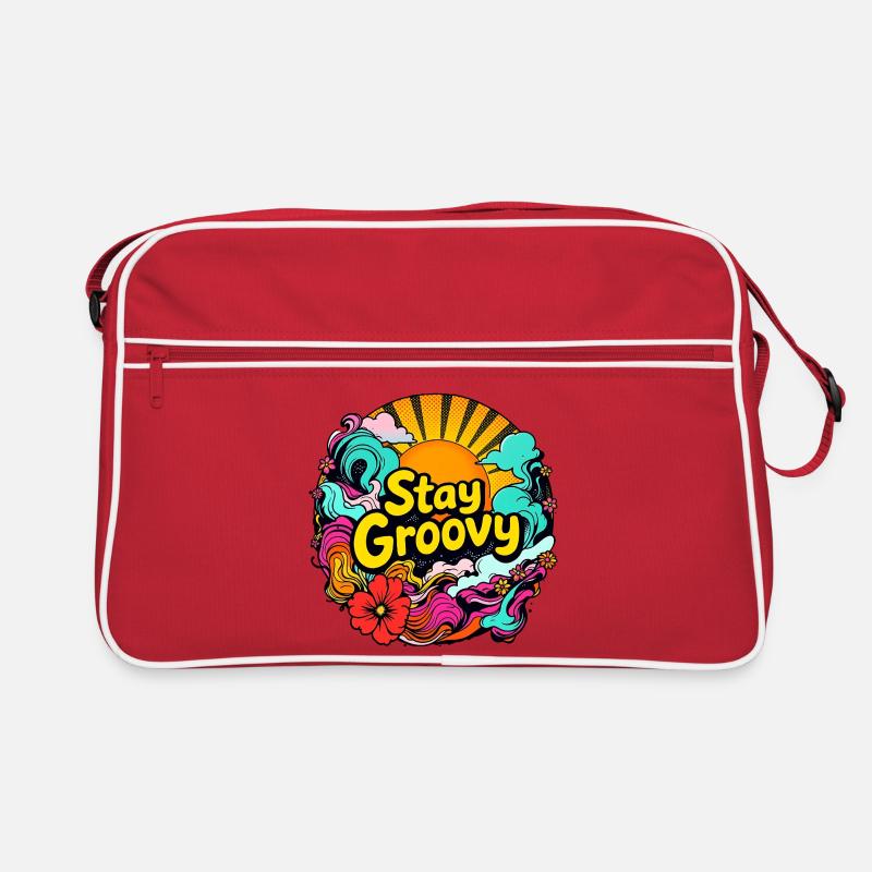 Rétro psychédélique – Restez groovy Sac Retro