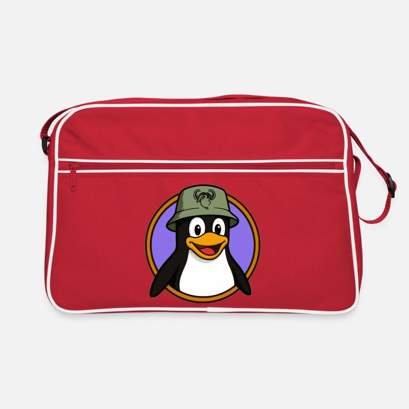Tux Linux + GNU Hat Retro Bag