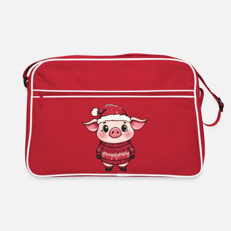 Noël cochon Sac Retro