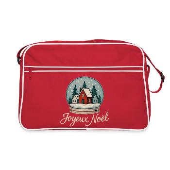 Boule de Noël Maison Rouge - Sac Retro - rouge/blanc - Devant