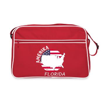 Floride - Sac Retro - rouge/blanc - Devant