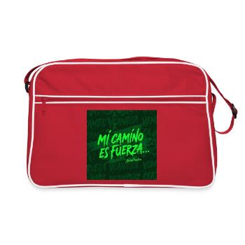 My path is strength - Retro Bag - red/white - Front
