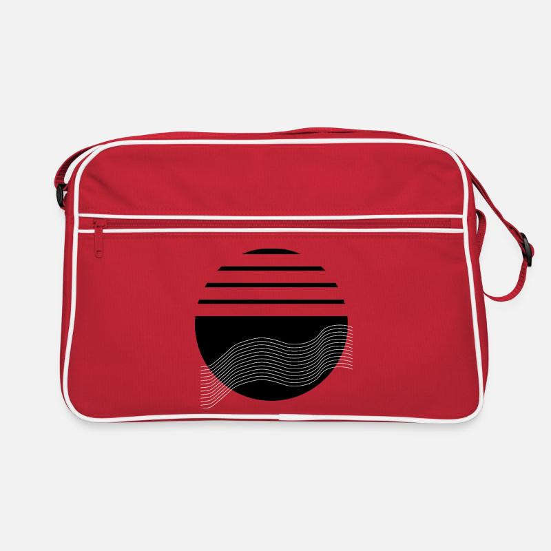 Flowing Lines Night Retro Bag