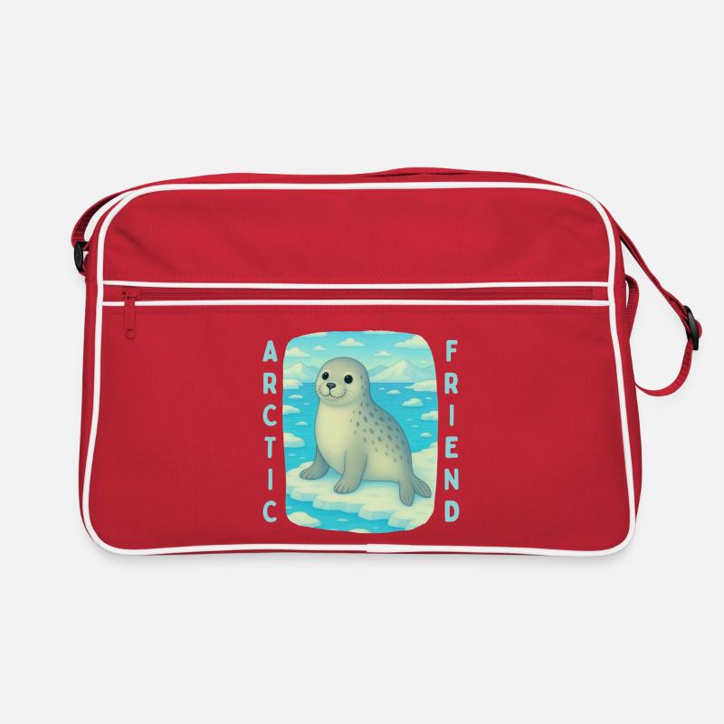 Mignon phoque sur la croix Sac Retro