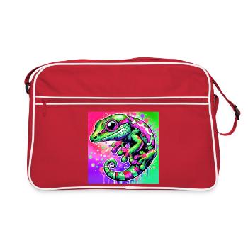 Gecko - Retro Bag - red/white - Front