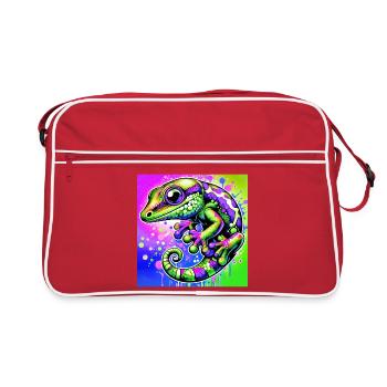 Gecko - Retro Bag - red/white - Front