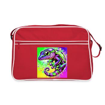 Gecko - Retro Bag - red/white - Front