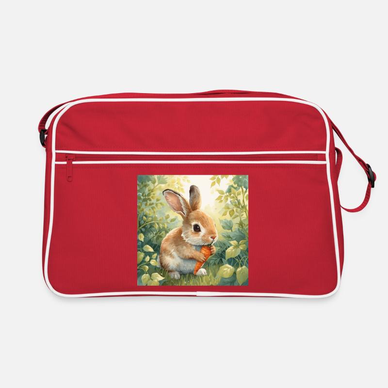 Niedlicher Hase  Retro Tasche