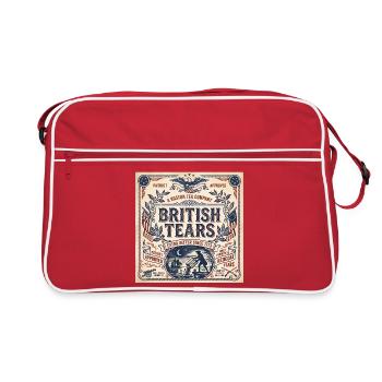 British Tears, founded in 1773, Boston Tea Party - Retro Bag - red/white - Front