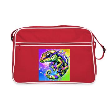Gecko - Retro Bag - red/white - Front