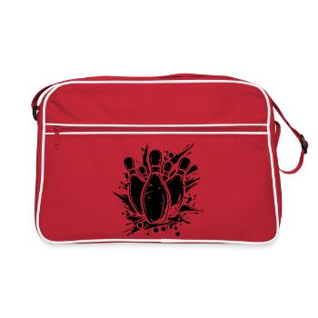 Bowling - Retro Bag - red/white - Front