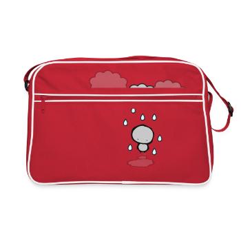 Mean Cloud - Retro Bag - red/white - Front