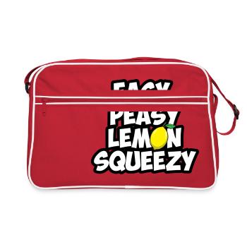 peasy facile squeezy de citron - Sac Retro - rouge/blanc - Devant