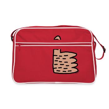 Tumb Up by Cheslo - Retro Tasche - Rot/Weiß - Vorne