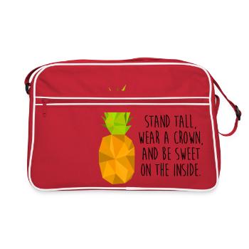 ananas - Sac Retro - rouge/blanc - Devant
