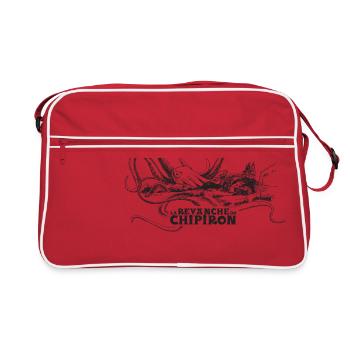 TSHIRT-CHIPIRON - Sac Retro - rouge/blanc - Devant