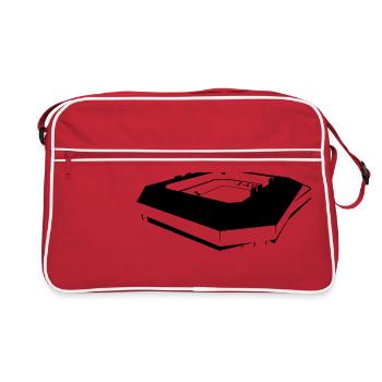 FC Groningen Euroborg Stadium - Sac Retro - rouge/blanc - Devant