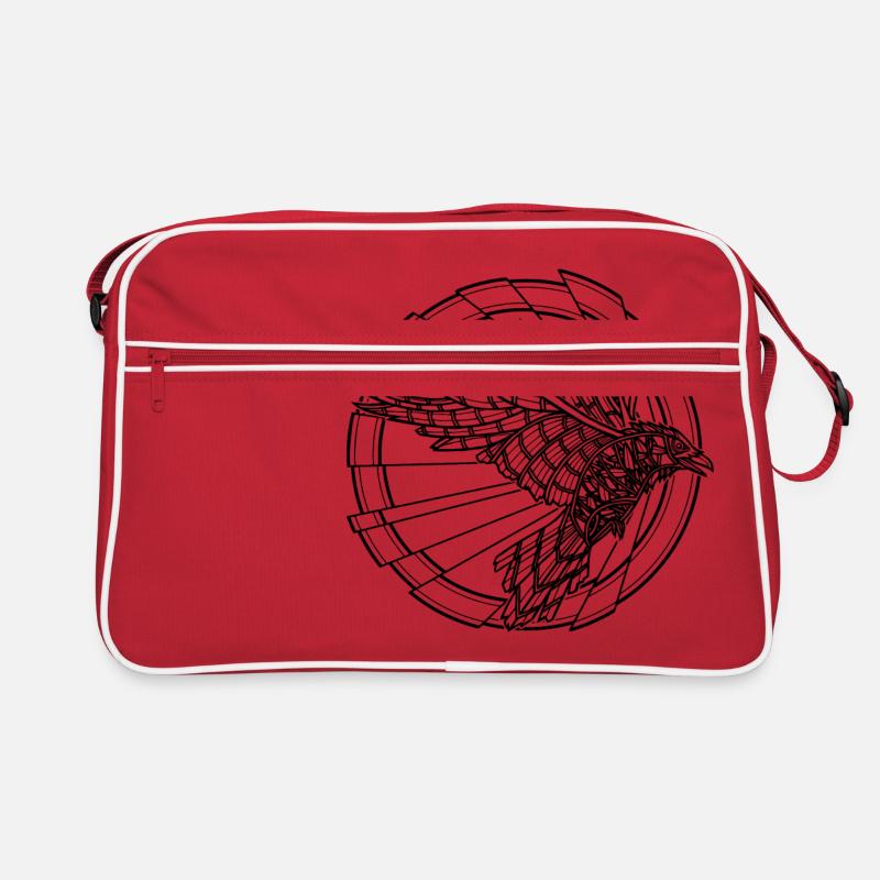 Ne blesse pas le Corbeau (Noir) Sac Retro