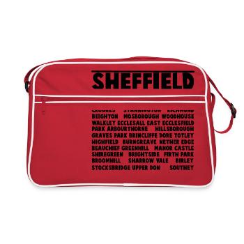 Sheffield City - Retro Bag - red/white - Front