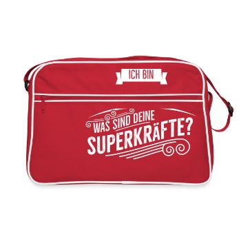 Logistiker - Retro Tasche - Rot/Weiß - Vorne