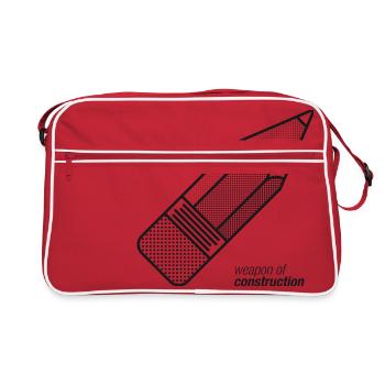 Weapons Of Construction - Retro Bag - red/white - Front