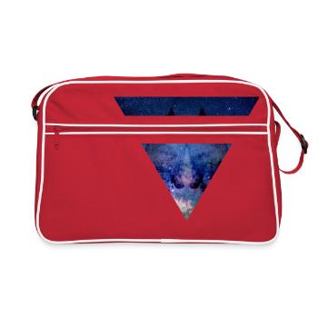 GALAXY CATS CATS AMIS CADEAU CHATS CHATONS - Sac Retro - rouge/blanc - Devant