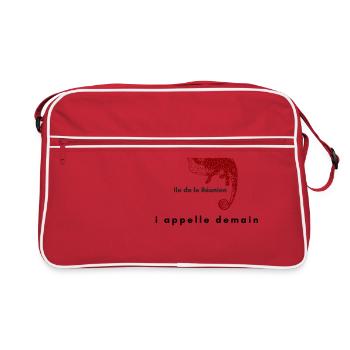 NA IN ZOUR I APPELLE DEMAIN - Sac Retro - rouge/blanc - Devant