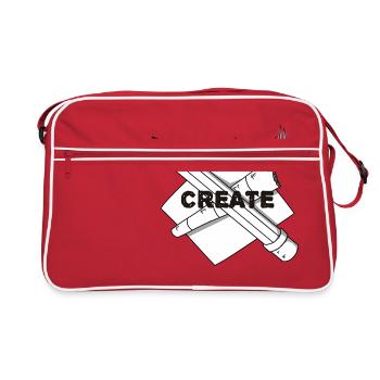 Create - Retro Bag - red/white - Front
