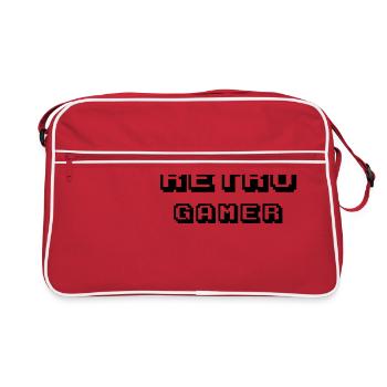 Arcade Retro Gamer Noir - Sac Retro - rouge/blanc - Devant
