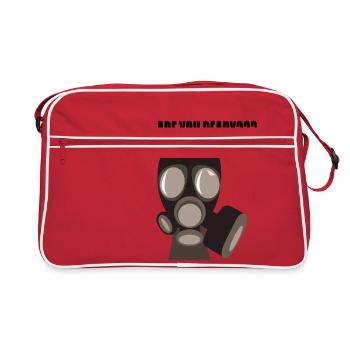 Are you ready ??? - Retro Bag - red/white - Front