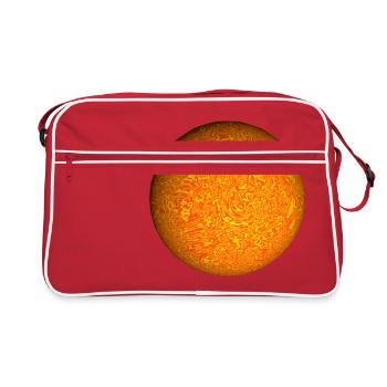 Feu planète soleil - Sac Retro - rouge/blanc - Devant