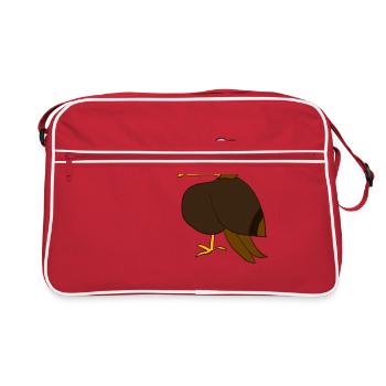 Petit aigle maladroit - Sac Retro - rouge/blanc - Devant