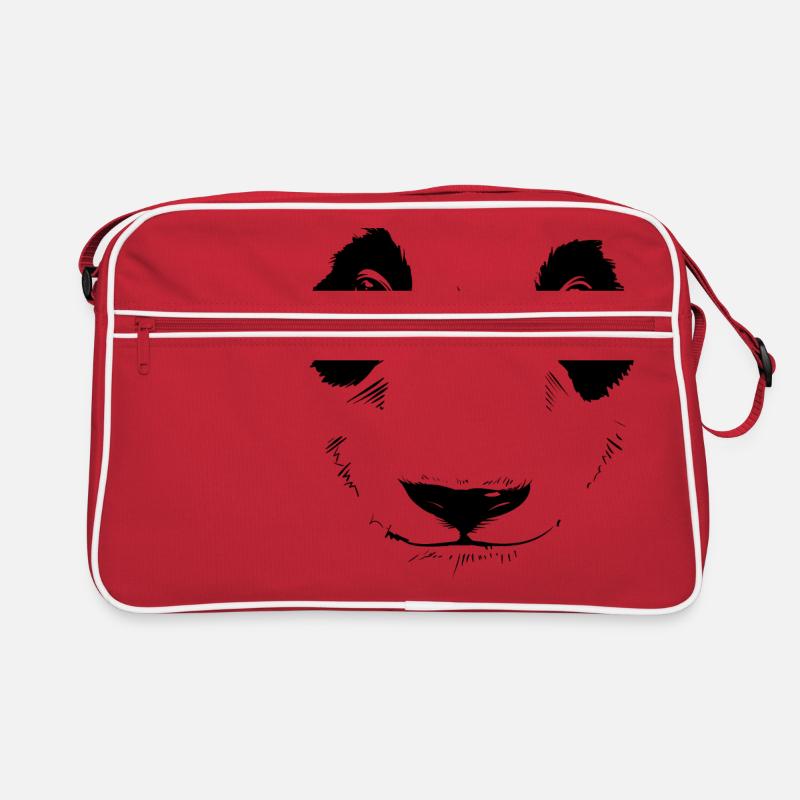 Panda (Scary) Retro Tasche