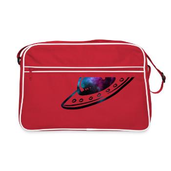 UFO space - Retro Bag - red/white - Front