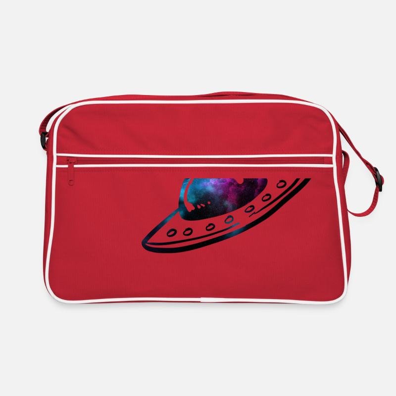 UFO space - Retro Bag - red/white