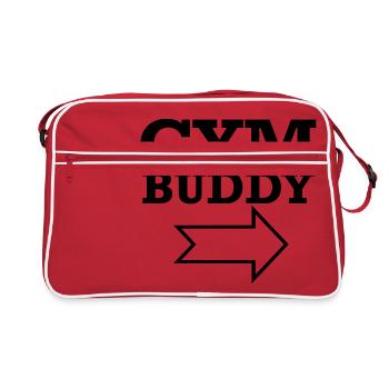 Gym gym fitness d’entraînement dicta - Sac Retro - rouge/blanc - Devant