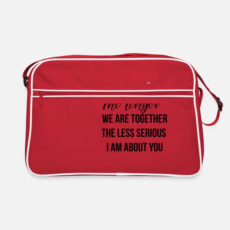 Plus nous sommes ensemble Sac Retro