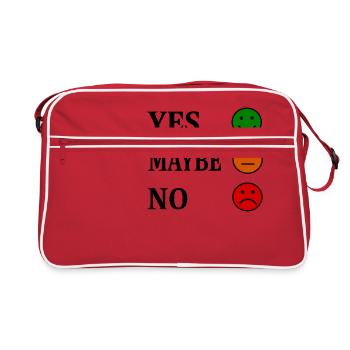Decision - Retro Bag - red/white - Front