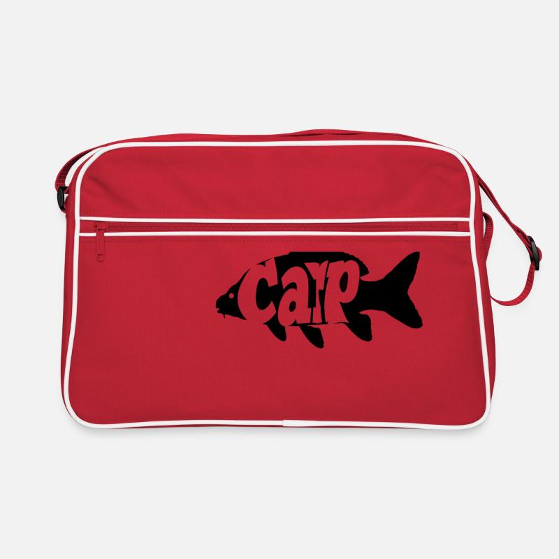 Karpfen Fisch Retro Tasche