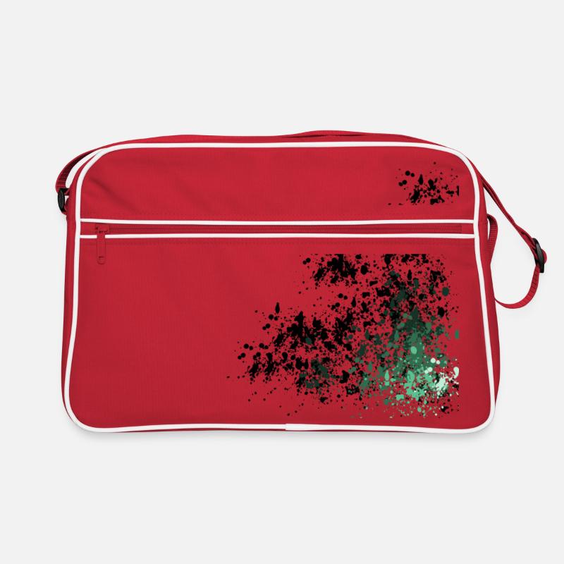 Camouflage Pattern Speck Design Retro Bag