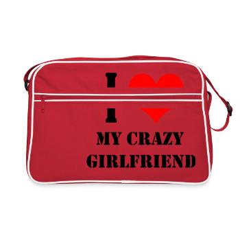 girlfriend - Retro Bag - red/white - Front