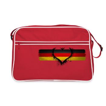 Allemagne Allemagne Allemagne - Sac Retro - rouge/blanc - Devant