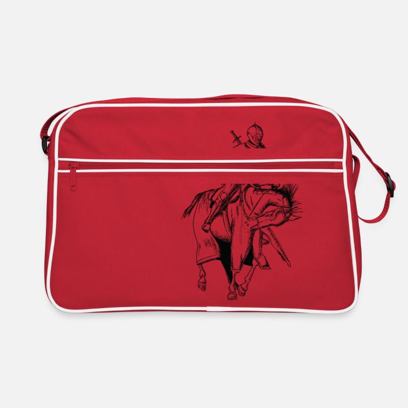 Knight - Crusader - Knight shield - Sword Retro Bag