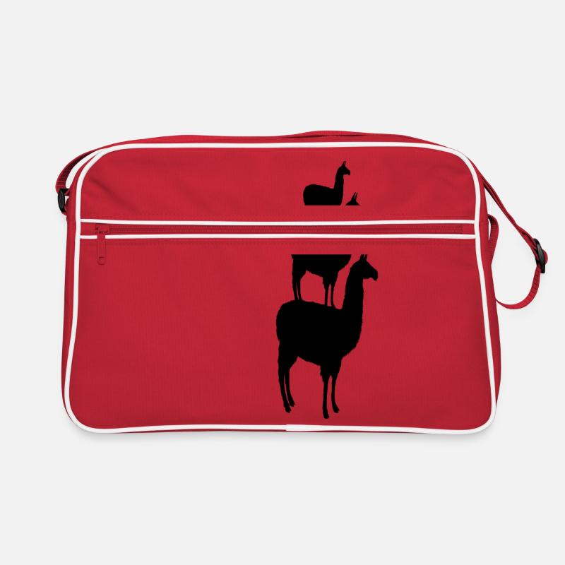 Alpaka Pyramide Retro Tasche