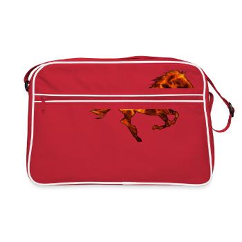 Cheval de cheval - Sac Retro - rouge/blanc - Devant