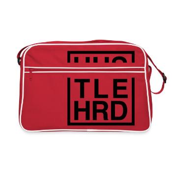 HUSTLE HARD / HUSTLE HRD - Sac Retro - rouge/blanc - Devant