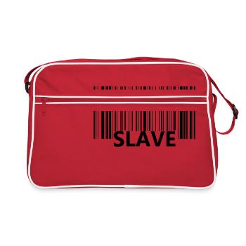Shopping slave materialism - Retro Bag - red/white - Front