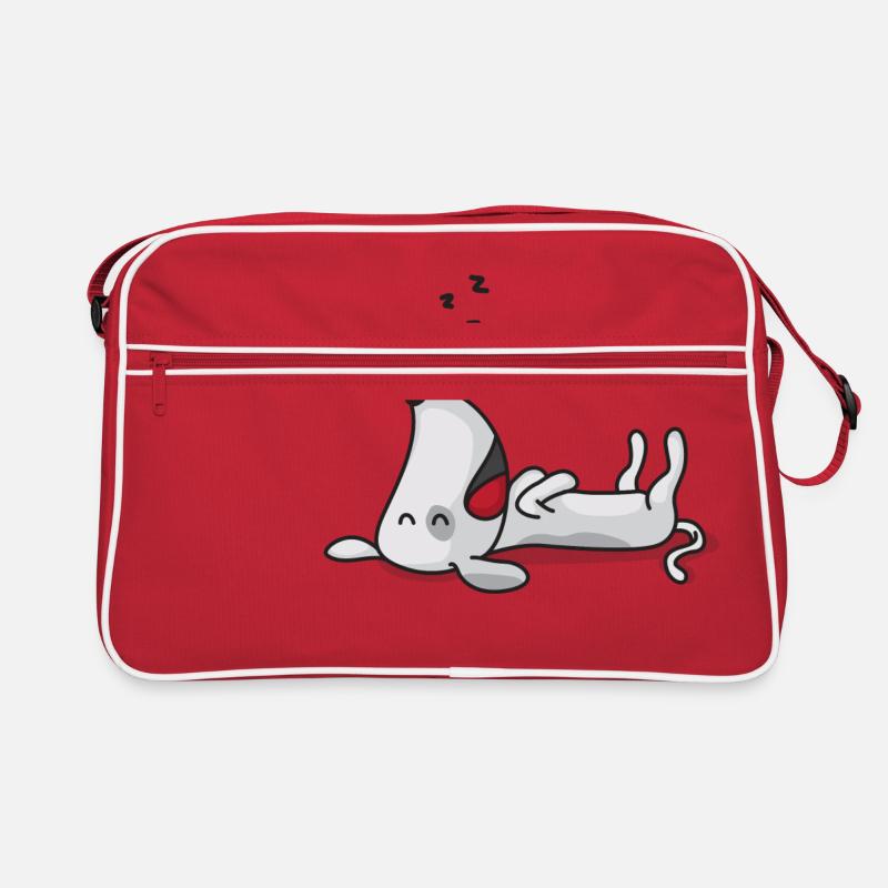Chien endormi Sac Retro