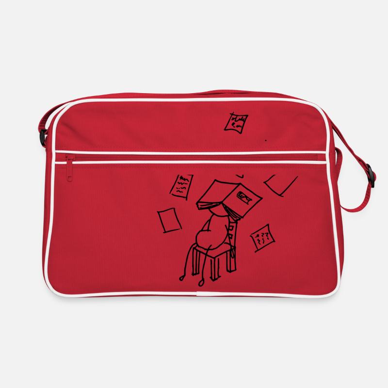 sick or school Retro Bag